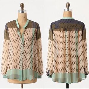 Anthropologie Dappled Sea blouse new never worn no tags